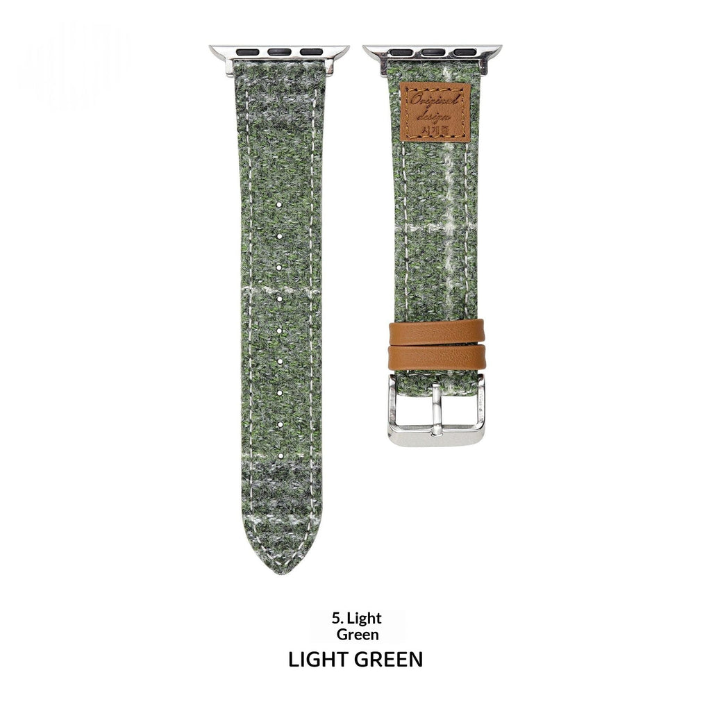 Bracelet créatif automnehiver Woolen Heat-transfer Montres en cuir