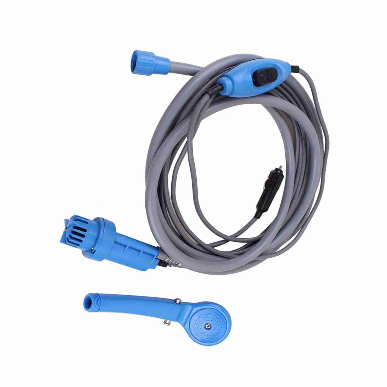 Portable Camping Douche Débit d'eau réglable Vaporisateur de douche extérieure étanche 2,5 L/min