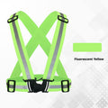 Modèle de gilet réfléchissant vert fluoré 4*1,5