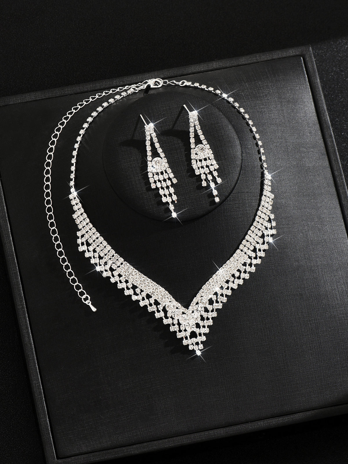 Femmes Glamour Mariage 2 Pcs Ensemble de Strass