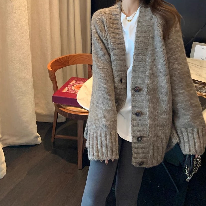 Chandail tricoté Cardigan Coat Femmes