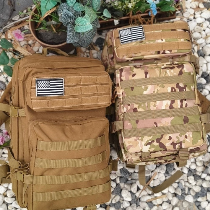 Outdoor 45L Sac à dos tactique Randonnée Hommes et femmes Sac à épaule