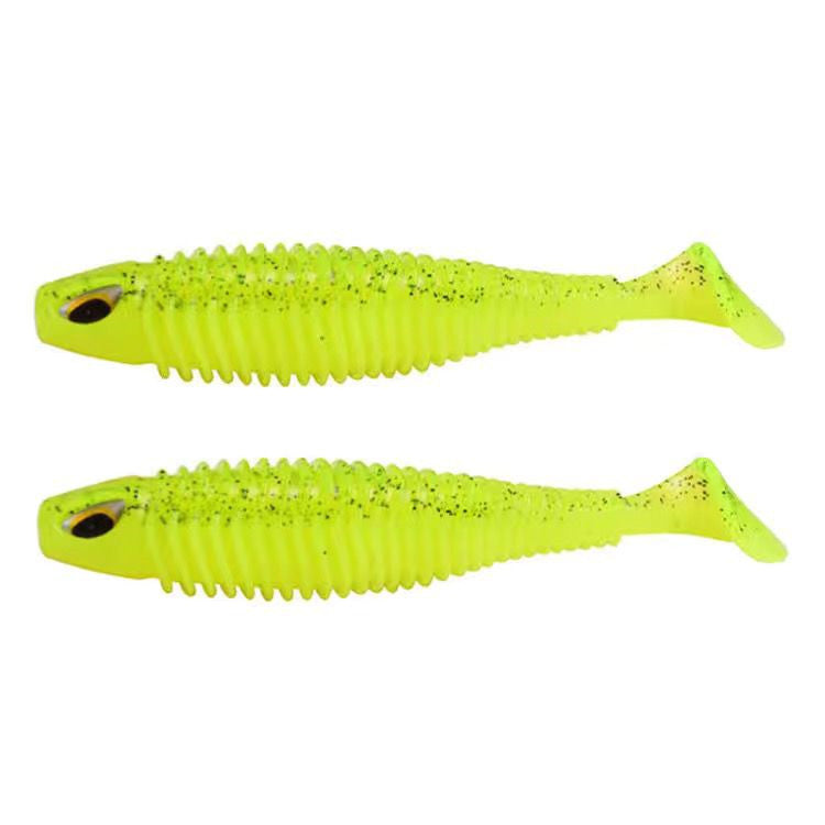 Luya Big T-tail Soft Fish Bait with Jig Head