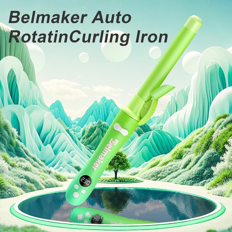 Iridescent Rotating Curling Iron Ceramic Curling Iron Convient à tous les types de cheveux Parfait