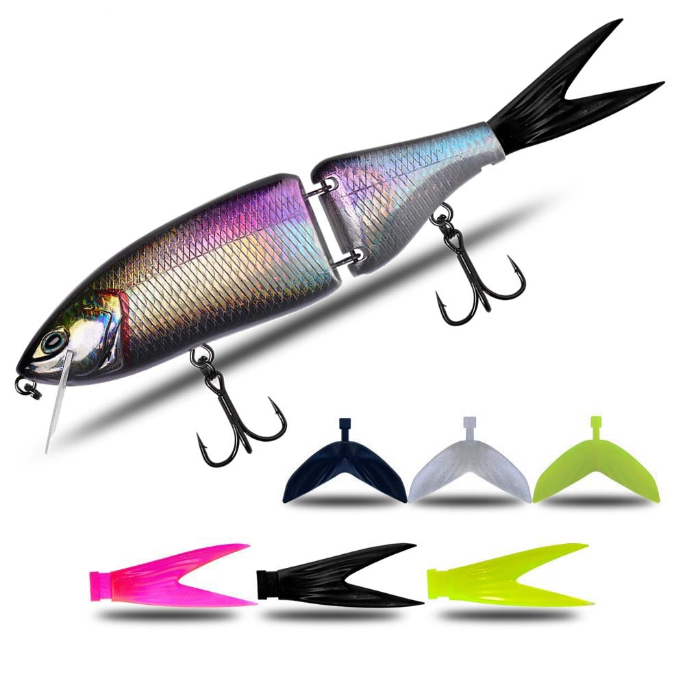 Luya flottant plusieurs sections Baignade Bait Brut Bait Hard Bait Basse Bâton de chien