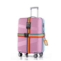 Set de 2 Straps de bagages colorés avec serrure TSA + 2 étiquettes de bagages orange pour les sacs de voyage—Partie