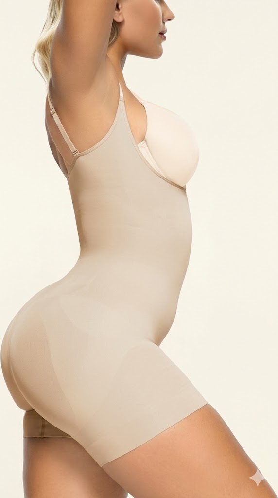 Open Bust Shapewear Tummy Control bodys for Women Seamless Compression High Waisted Bo