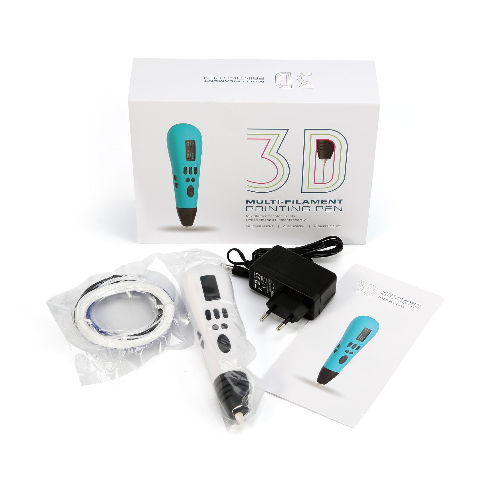Stylo d'impression 3D multicolore
