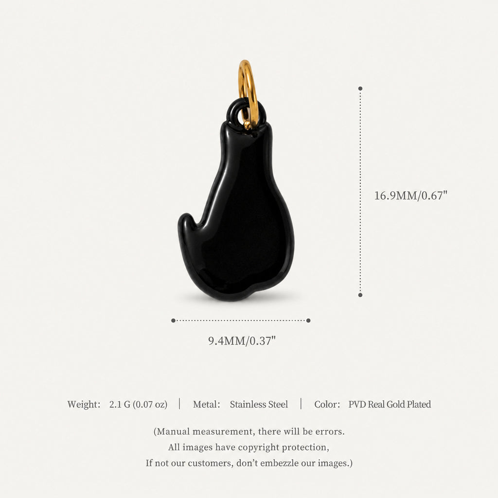 Accessoire pendentif en acier inoxydable