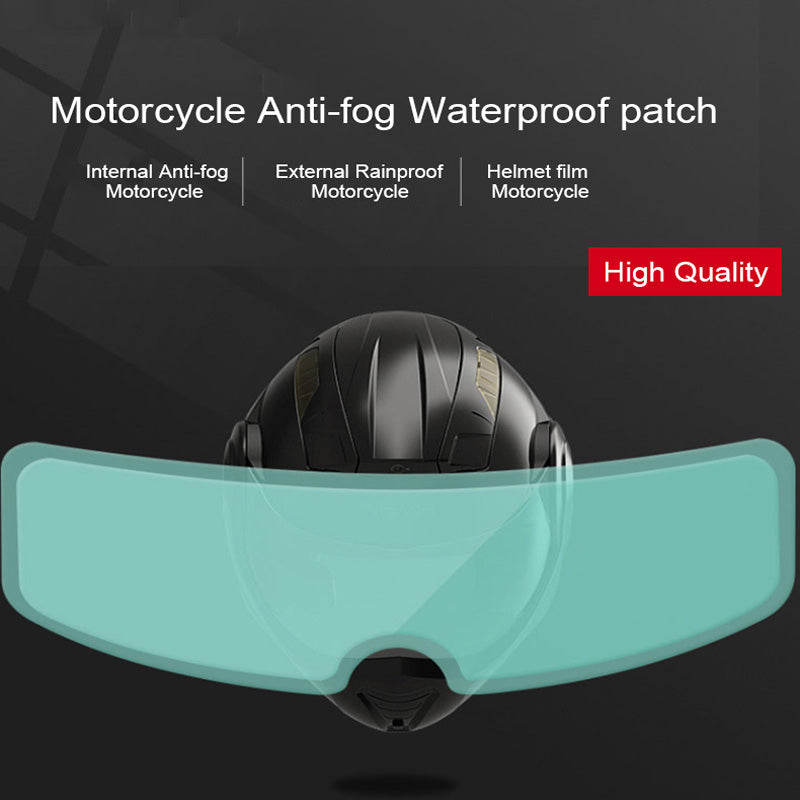 Film imperméable et anti-brouillard pour casques de moto