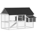 Coop de poulet en bois avec cour