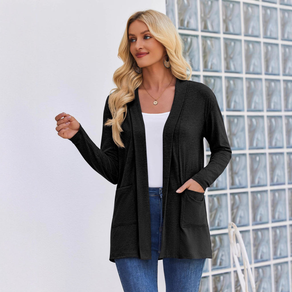 Manteau de sweat Cardigan léger pour femme