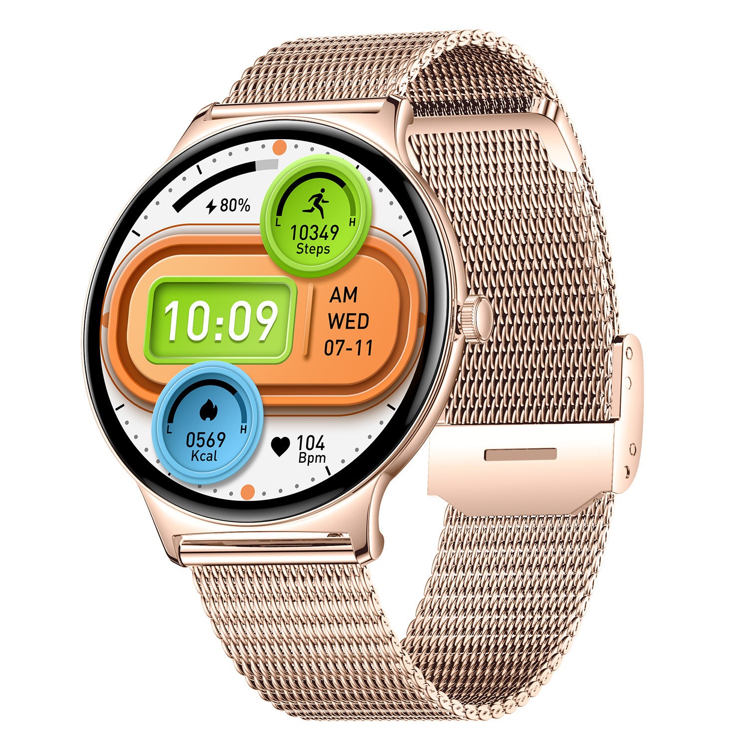 V89 Montre intelligente ultra-mince Bluetooth appel plein écran HD