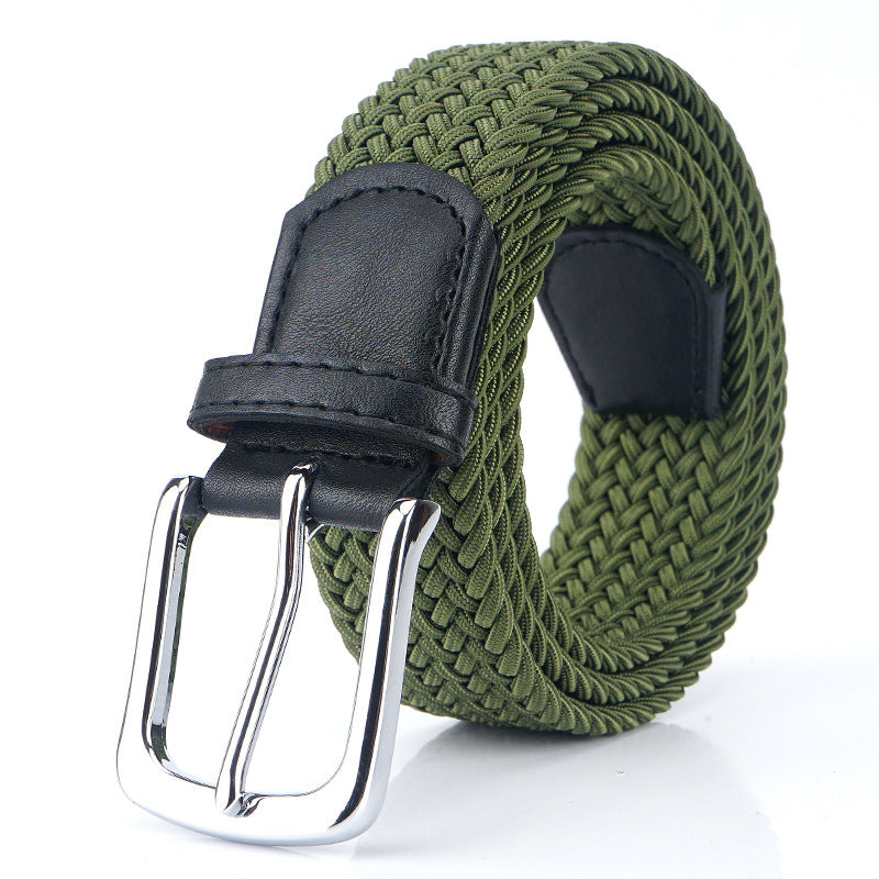 Toile élastique ceinture élastique épingle boucle ceinture toile
