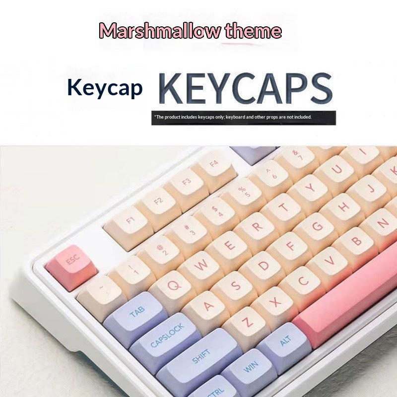 Cute Custom Cotton Candy Keycaps