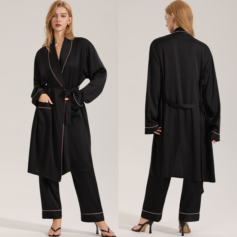 Robe longue manches pour femmes PrintempsÉté