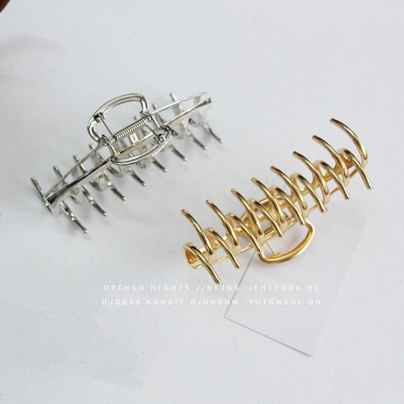 Claw simple Large Shark Clip Coiffure en métal