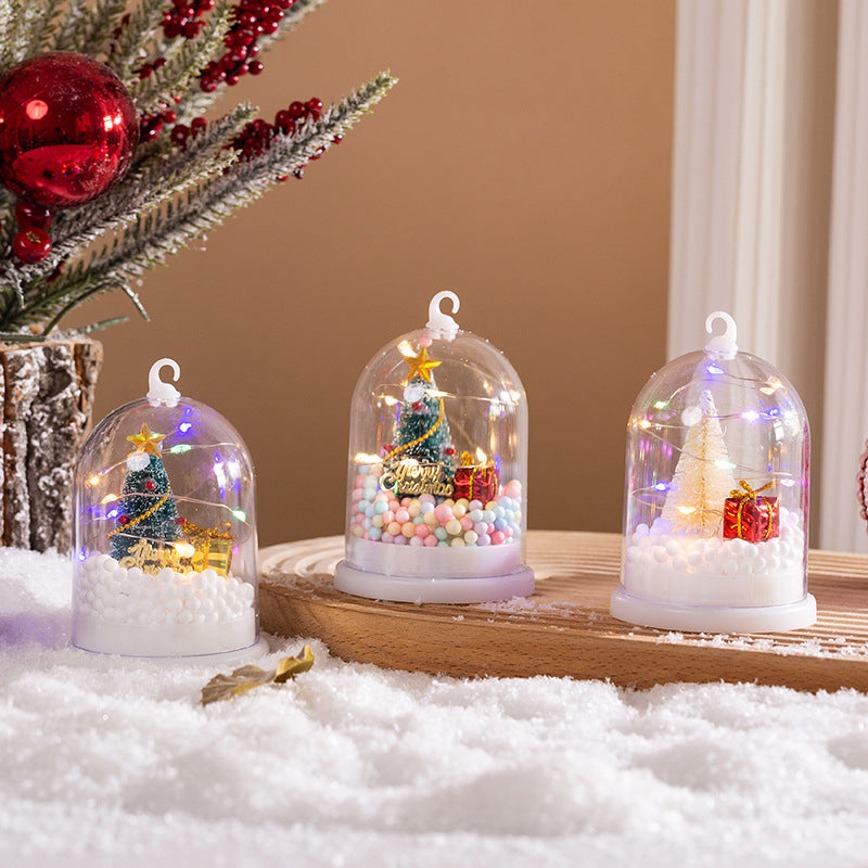 Décorations de Noël Jardin d'enfants Arbre de feu d'enfant Fleur d'argent Cadeau d'arbre de Noël