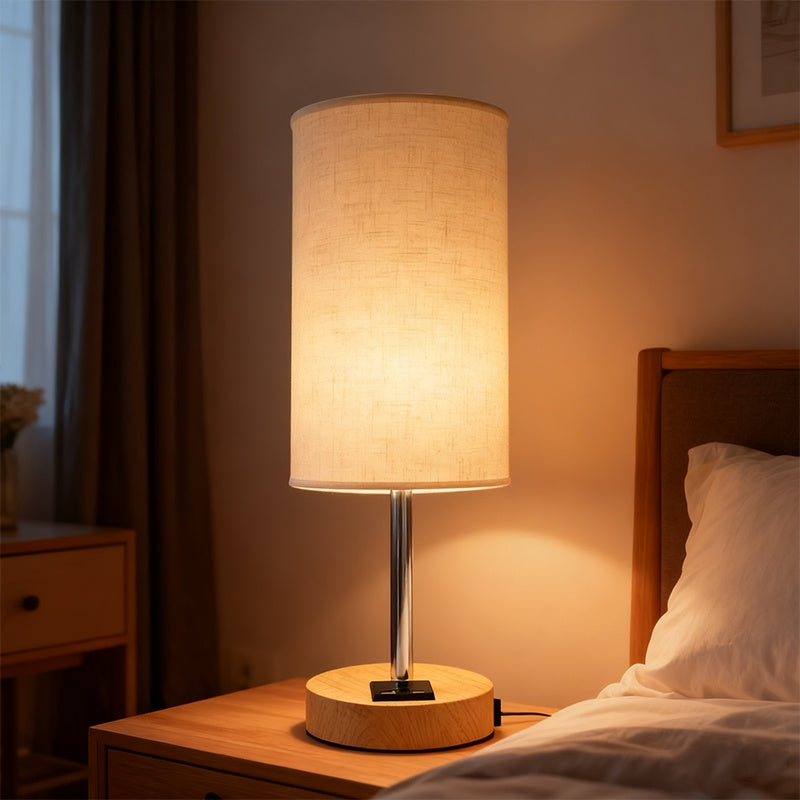 Lampes de chevet avec prise 3 broches