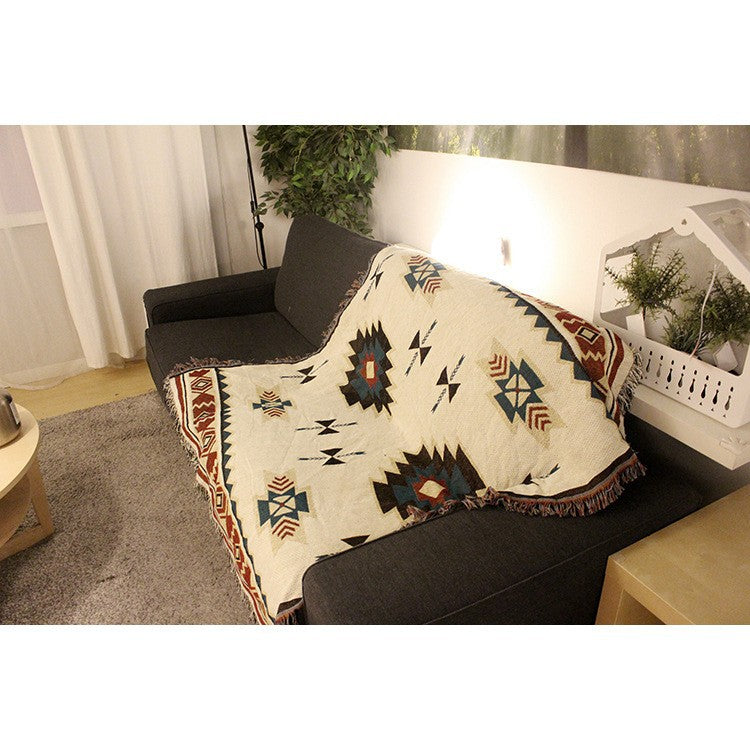 Commerce extérieur Camping Blanket Moisture-Proof Camping Mat Jacquard Tapestry