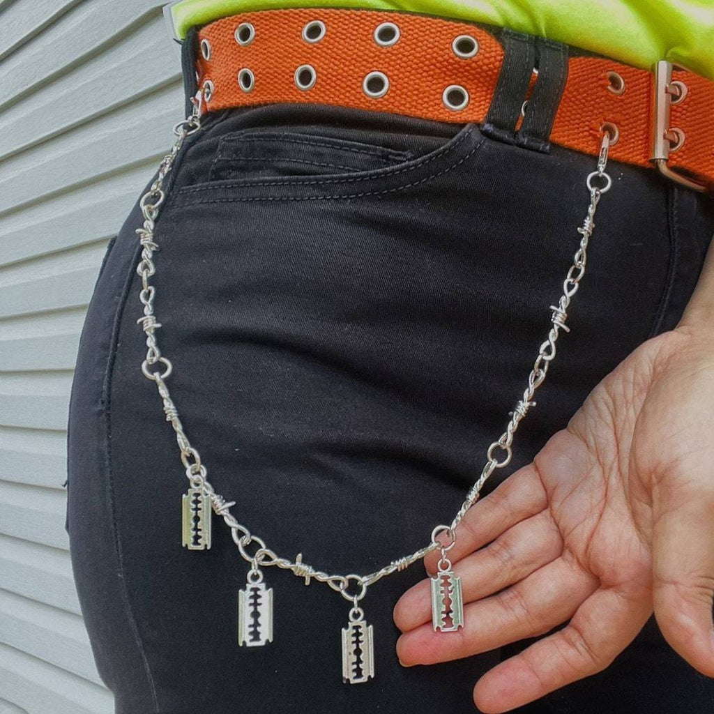 Collier de lame d'épine Lame de vent noir froid