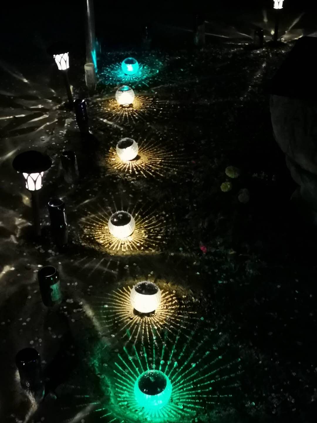 Outdoor Solar Water Float Lamp Pond Floating Lamp Magic Ball Lamp Courtyard Lam décoratif