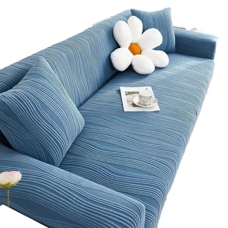 Couverture de canapé épaissée avec un design universel enveloppé pour la protection contre les rayures de chat