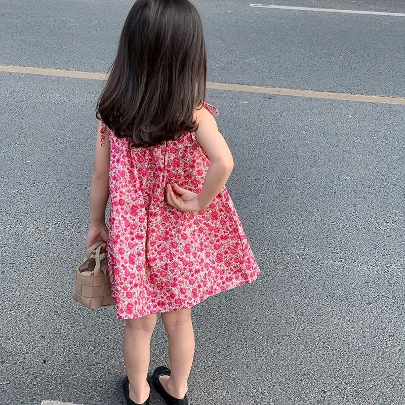 Été Nouvelle robe de style occidental pour enfants