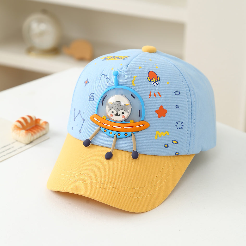 Casquette de baseball pour enfants d'été pour les garçons - Astronaute d'espace cartoon mignon Baseball pour enfants