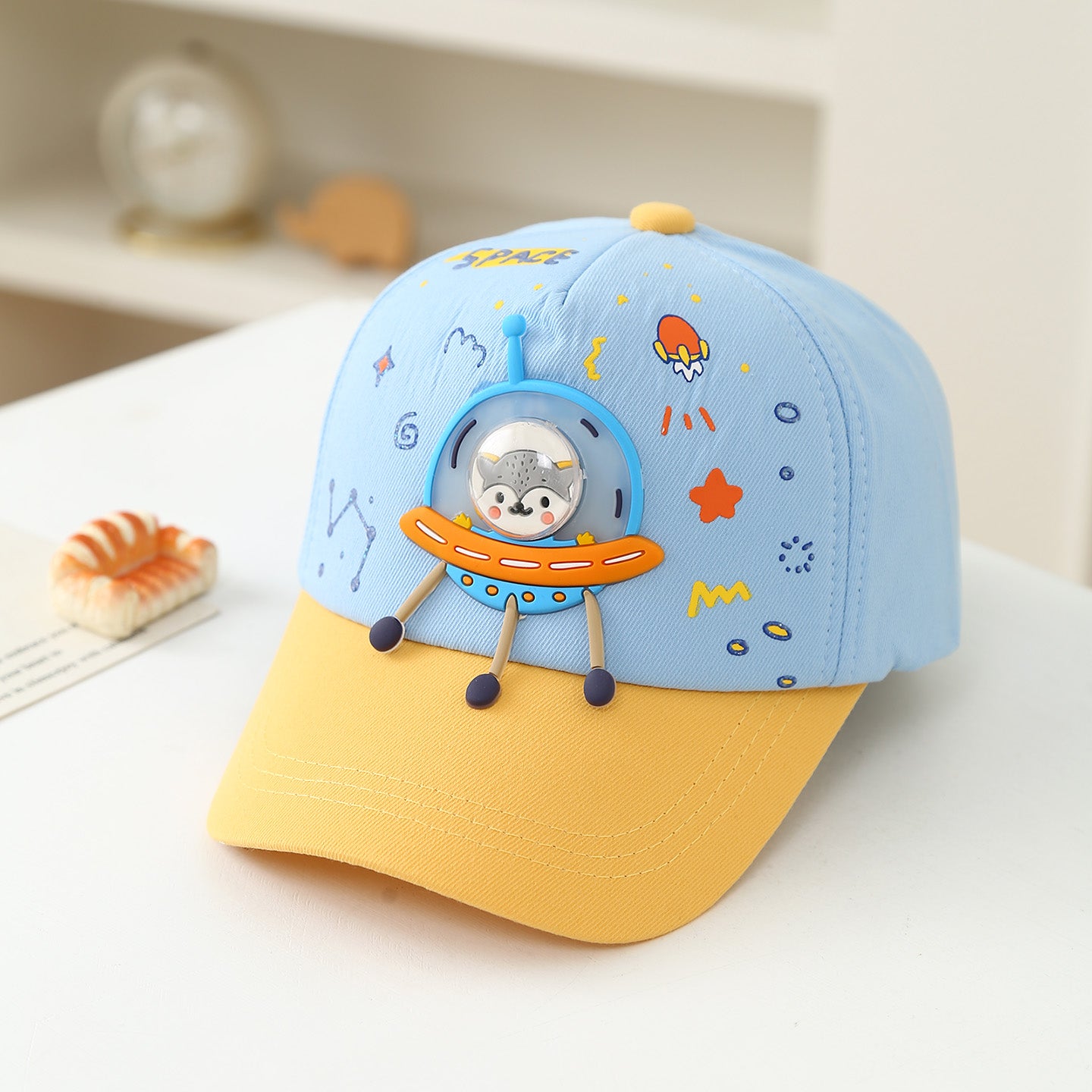 Casquette de baseball pour enfants d'été pour les garçons - Astronaute d'espace cartoon mignon Baseball pour enfants