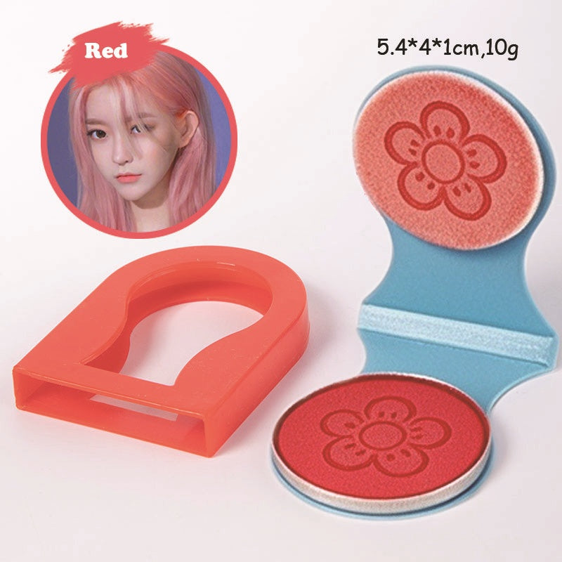 Poudre jetable de teinture capillaire Style compact minimaliste