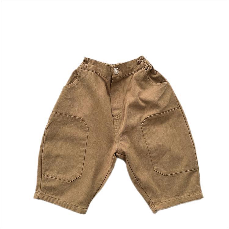 Ligne de pression Pantalons Baggy Lavés Patch Vintage Croped Pantalons Casual