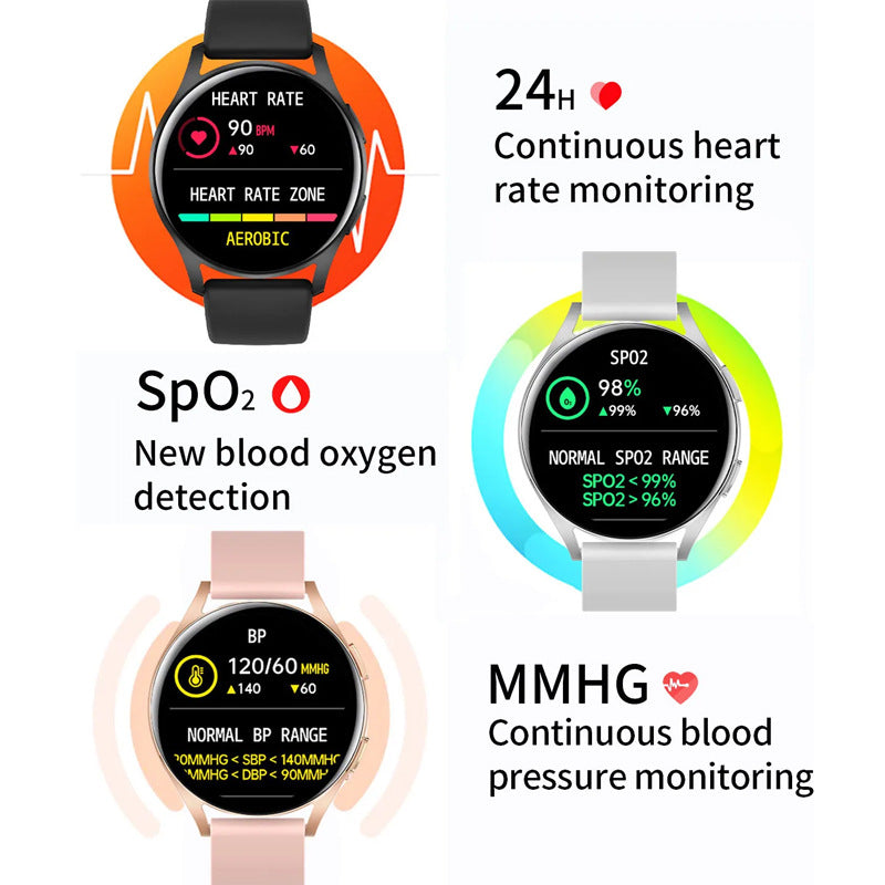 Smart Sports Watch Bluetooth Heart Rate Call Femme Sport Watch