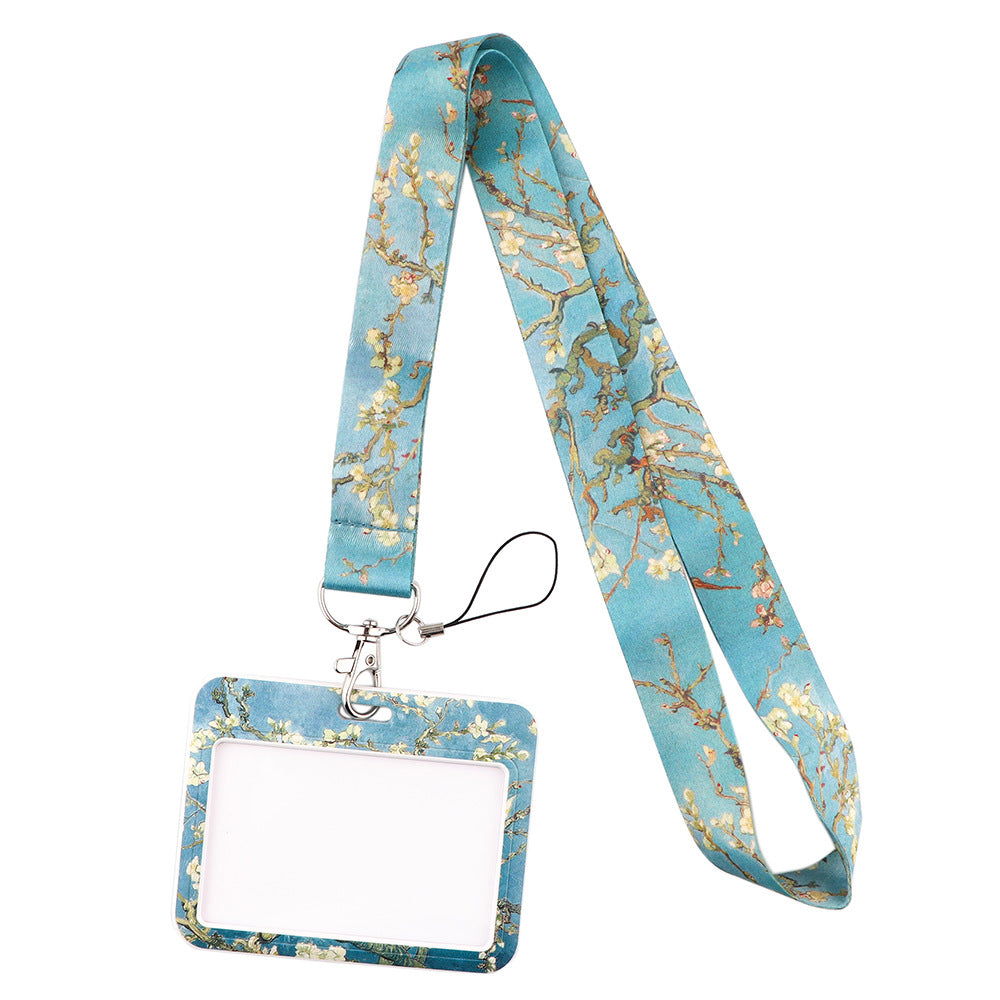 Van Gogh Starry Sunflower Téléphone portable Couverture de carte