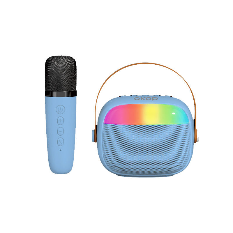 KP-K08 Haut-parleur Bluetooth Karaoke En stock Caractéristiques RGB Éclairage ambiant Longue durée de vie de la batterie