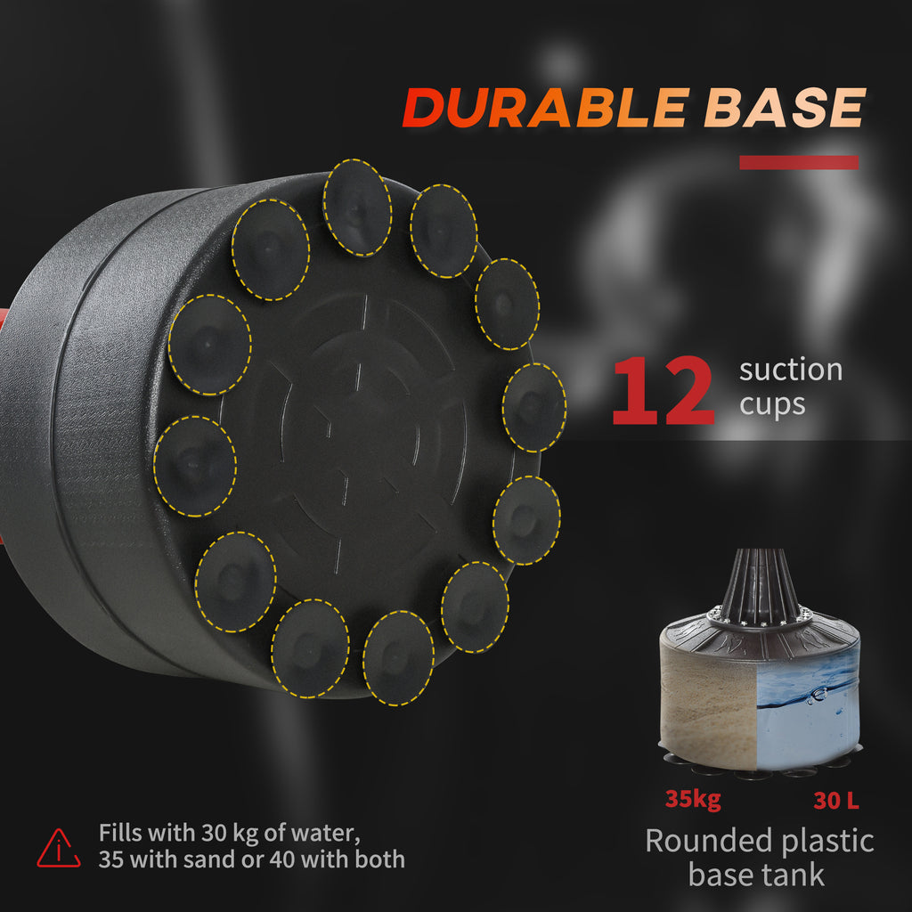 Sac de boxe, Sac de poinçonnage autonome avec balle de vitesse, barre de boxe rotative et gants, Wei