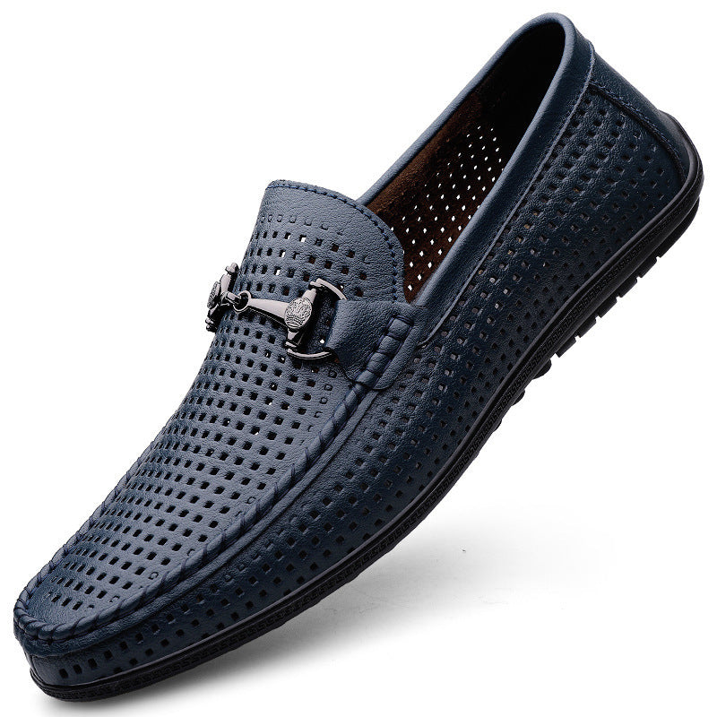 Lightweight breathable soft-soled loafers