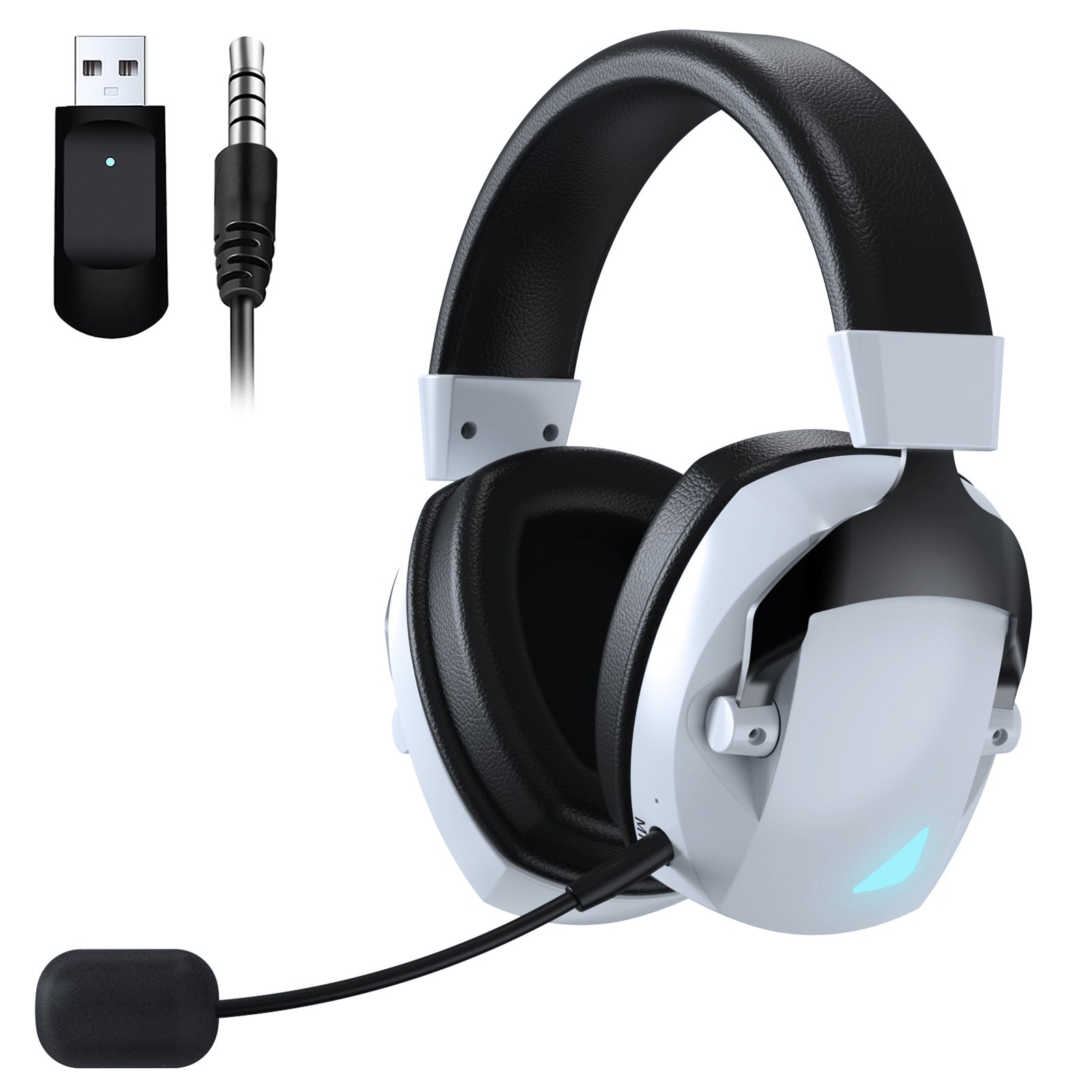 Casque Bluetooth over-Ear avec micro sans fil 2.4G double mode