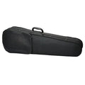 4/4 triangular violin case in fabric with lined interior