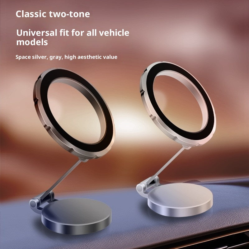 Support magnétique de voiture en alliage Bracket de navigation collapsible