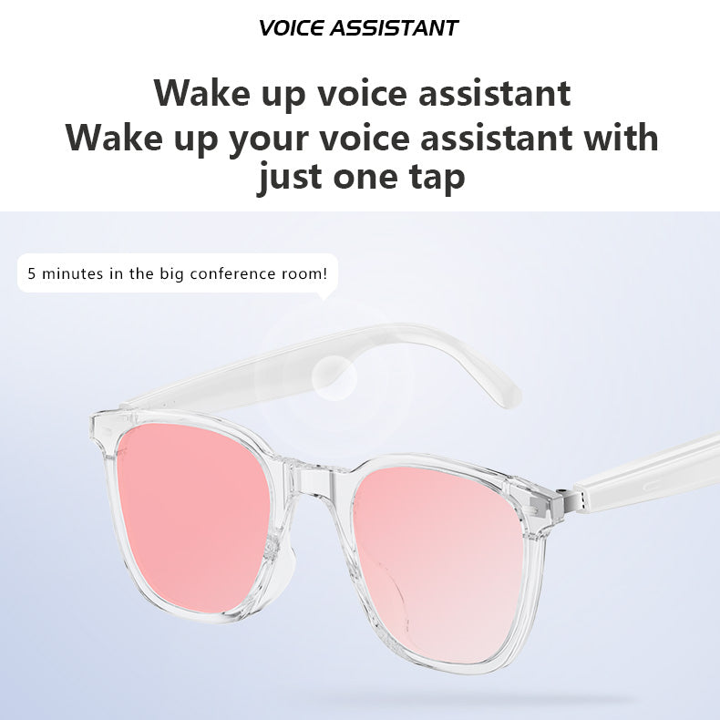 Lunettes de soleil intelligentes Lunettes Bluetooth intelligentes AI Smart Wearable à bas prix Étape dans le monde