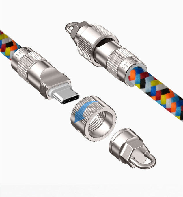 Tissage anti-perte Fil de charge Téléphone portable Lanyard