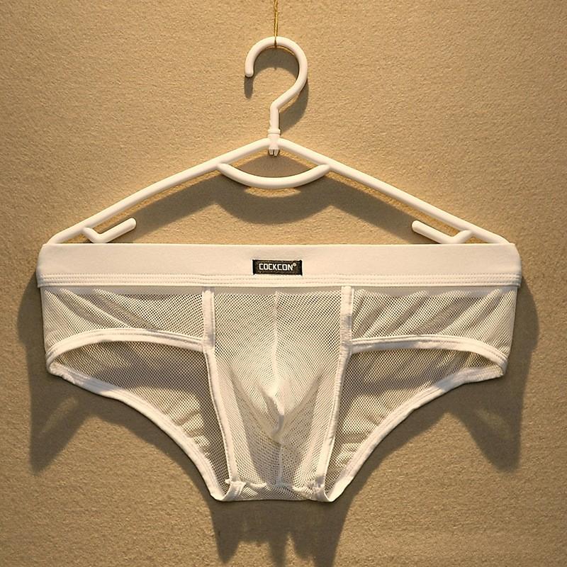 Mens Sous-vêtements en mesh avec une poche respirante