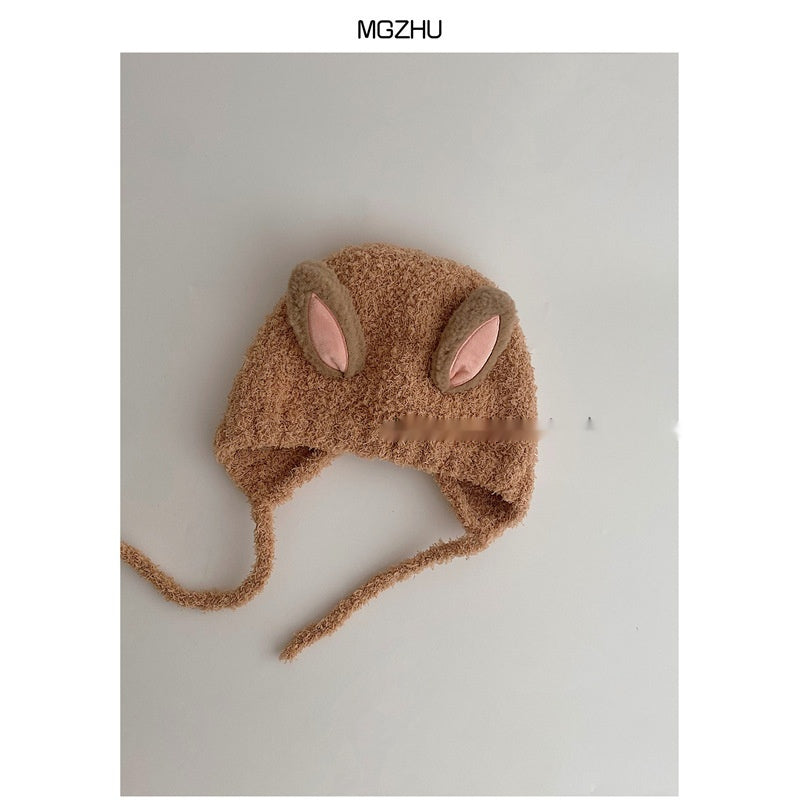 Chapeau de bébé Automne et hiver épaississant Chapeau tricoté