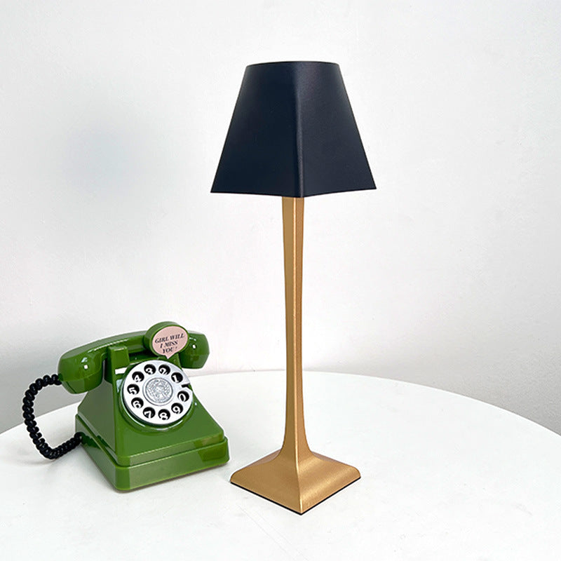 Simple creative dimmable decorative table lamp rechargeable desk lamp