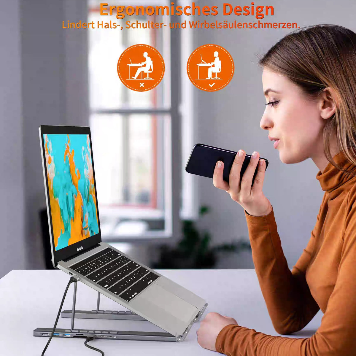 Ordinateur portable multifonction pliable portable HDMI 4K