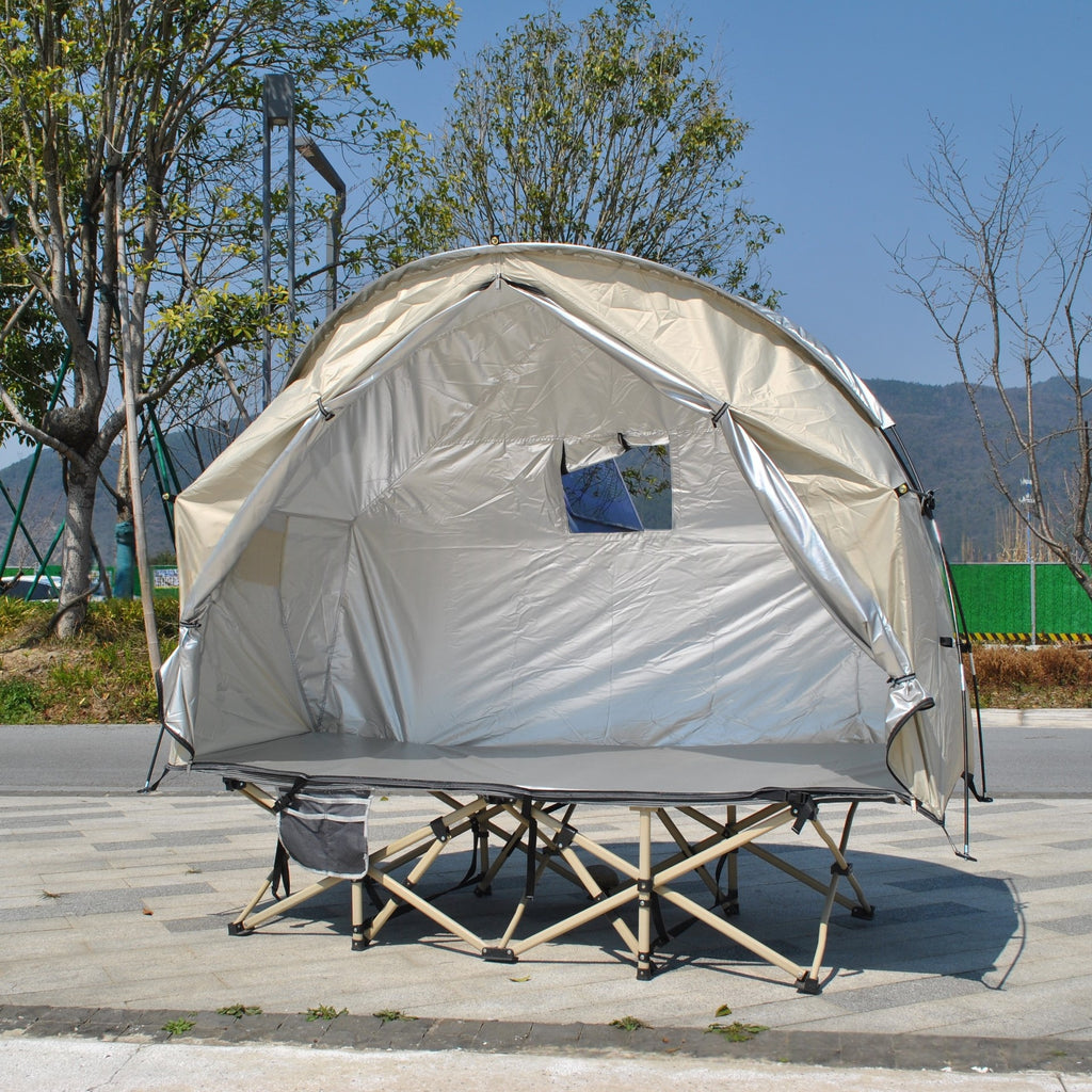Lit de tente de camping à dos pour une personne non inclus