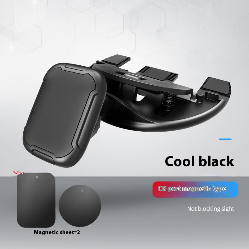 Car CD Clip Support de téléphone mobile Car magnétique Navigation Bracket