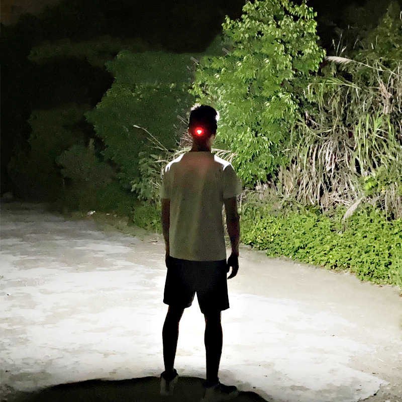 Large Flood Light Led Outdoor Headlamp Camping USB Charging