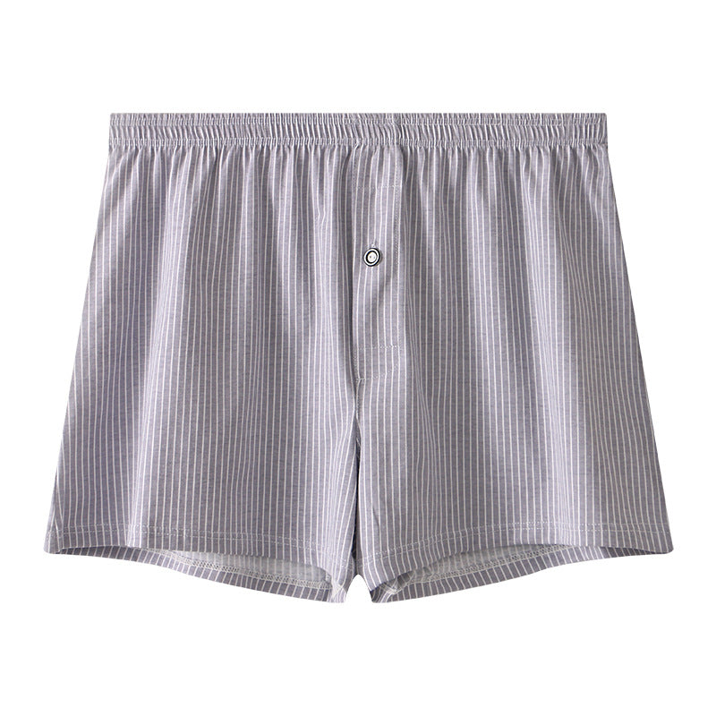 Sous-vêtements Hommes Coton Breathable Boxer Youth Loose Sports Home
